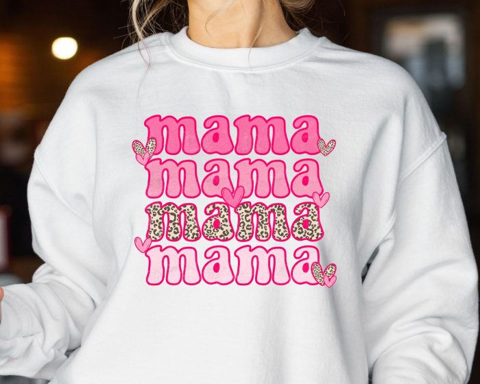 Mama Valentine Sweatshirt Mama Sweatshirt Valentines Day Sweatshirt Valentines Day Shirts for Women Valentines Day Gift Love Gift