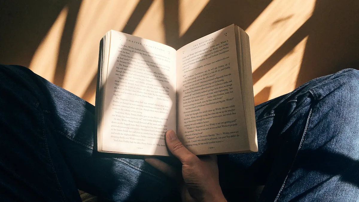how to become a morning person: soft morning sunlight streaming through sheer curtains onto a wooden table